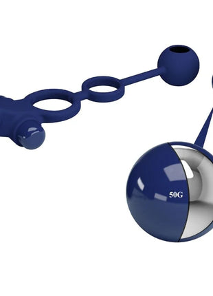 PRETTY LOVE - REMINGTON DOPPELVIBRATIONSRING MIT STECKER BLAU - Analplug