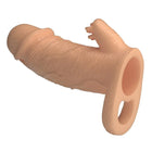 Beige silikon analplug mit realistischer struktur und ringbasis von pretty love roderic penisvergrößerungshülse