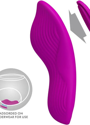 Vibrant magenta silikon klitoris stimulator mit fernbedienung und struktur für intensivere sensation