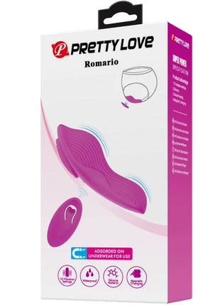 Pretty love romario ist ein rosa silikon klitoris stimulator mit fernbedienung und sleekem design für intime nutzung