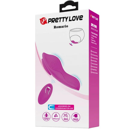 Pretty love romario ist ein rosa silikon klitoris stimulator mit fernbedienung und sleekem design für intime nutzung