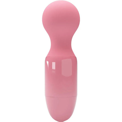 Rosa silikon vibrierender massagestab pretty love rosa mini mit glatter oberfläche und abgerundeten konturen