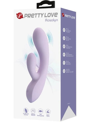Pretty love rosolyn silikon rabbit vibrator in lila mit 10 vibrationsstufen und weichem silikonmaterial