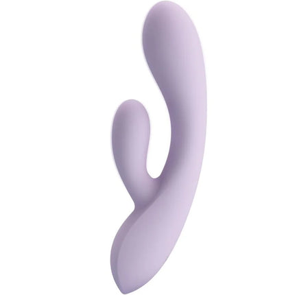Lavendelfarbener silikon-dualkopf-vibrator mit 10 vibrationen und ergonomischen kurven von pretty love rosokyn rabbit