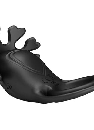 Schwarzer silikon vibratiering pretty love ruben mit herzmustern und ergonomischem design für angenehme stimulation