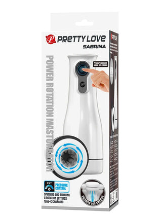 PRETTY LOVE - SABRINA ROTIERT UND ROCKT EINEN MÄNNLICHEN MASTURBATOR