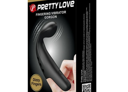 PRETTY LOVE - SCHWARZER GORGON-VIBRATOR-FUTSCH - Fingervibrator