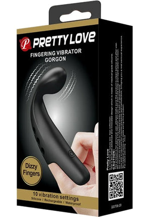 PRETTY LOVE - SCHWARZER GORGON-VIBRATOR-FUTSCH - Fingervibrator