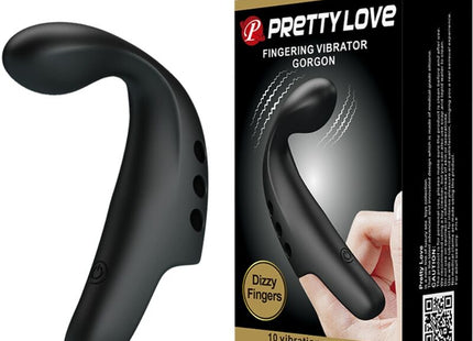 PRETTY LOVE - SCHWARZER GORGON-VIBRATOR-FUTSCH - Fingervibrator