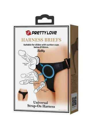 PRETTY LOVE - SCHWARZES UNIVERSALGESCHIRR - Strapon Gurte