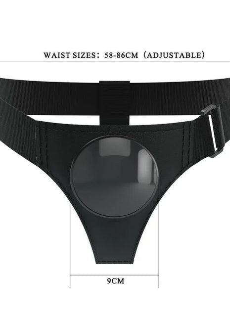 PRETTY LOVE - SCHWARZES UNIVERSALGESCHIRR - Strapon Gurte