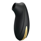 PRETTY LOVE - SCHWARZES WIEDERAUFLADBARES LUXUS-SAUG-MASSAGER - DRUCKWELLENVIBRATOREN ohne Vibration