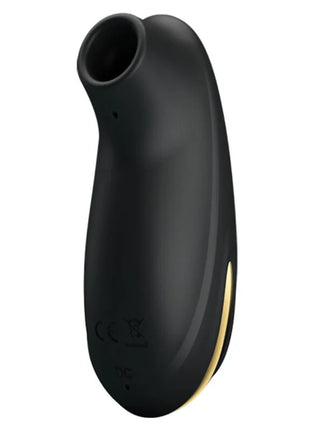 PRETTY LOVE - SCHWARZES WIEDERAUFLADBARES LUXUS-SAUG-MASSAGER - DRUCKWELLENVIBRATOREN ohne Vibration