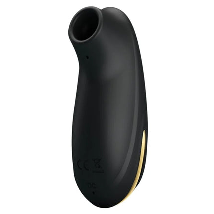 PRETTY LOVE - SCHWARZES WIEDERAUFLADBARES LUXUS-SAUG-MASSAGER - DRUCKWELLENVIBRATOREN ohne Vibration