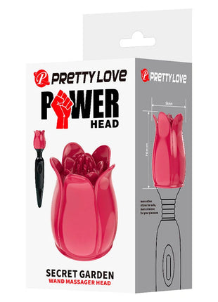 PRETTY LOVE - SECRET GARDEN PINK MASSAGEKOPF