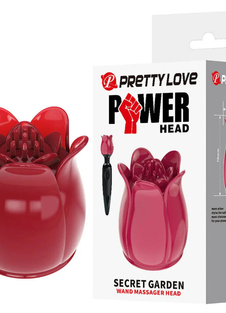 PRETTY LOVE - SECRET GARDEN PINK MASSAGEKOPF