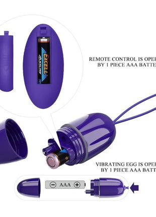 PRETTY LOVE - SELKIE YOUTH MINI VIBRIERENDES EI VIOLET FERNBEDIENUNG - Vibrierendes Ei