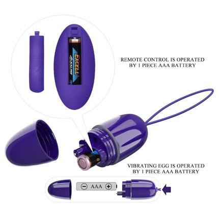 PRETTY LOVE - SELKIE YOUTH MINI VIBRIERENDES EI VIOLET FERNBEDIENUNG - Vibrierendes Ei