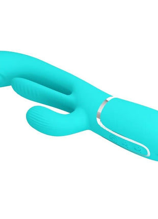 PRETTY LOVE - SHANIA TRIPLE RABBIT MULTIFUNKTIONSVIBRATOR 3 IN 1 - BLAU - Rabbit-Vibrator