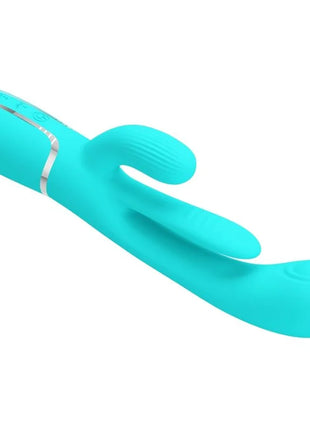 PRETTY LOVE - SHANIA TRIPLE RABBIT MULTIFUNKTIONSVIBRATOR 3 IN 1 - BLAU - Rabbit-Vibrator
