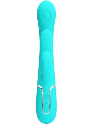 PRETTY LOVE - SHANIA TRIPLE RABBIT MULTIFUNKTIONSVIBRATOR 3 IN 1 - BLAU - Rabbit-Vibrator