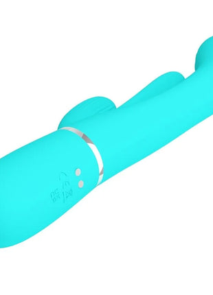 PRETTY LOVE - SHANIA TRIPLE RABBIT MULTIFUNKTIONSVIBRATOR 3 IN 1 - BLAU - Rabbit-Vibrator