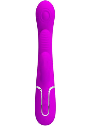 PRETTY LOVE - SHANIA TRIPLE RABBIT VIBRATOR MULTIFUNKTIONS-ROSA