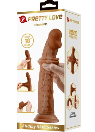 PRETTY LOVE - SHARIFE REALISTISCHER DILDO 25 CM BRAUN