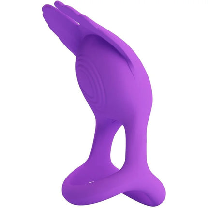 PRETTY LOVE - SILAS VIBRANT PENIS RING 7 VIBRATIONEN LILA SILIKON - Penisring mit Vibration