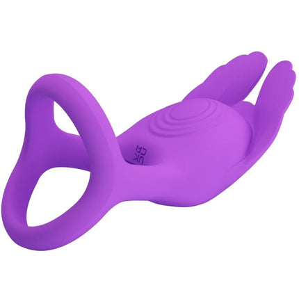 PRETTY LOVE - SILAS VIBRANT PENIS RING 7 VIBRATIONEN LILA SILIKON - Penisring mit Vibration