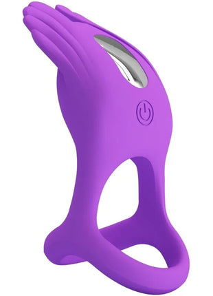 PRETTY LOVE - SILAS VIBRANT PENIS RING 7 VIBRATIONEN LILA SILIKON - Penisring mit Vibration