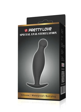 PRETTY LOVE - SILIKON ANALPLUG 11.7 CM SCHWARZ - Analplug