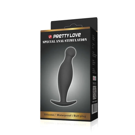 PRETTY LOVE - SILIKON ANALPLUG 11.7 CM SCHWARZ - Analplug