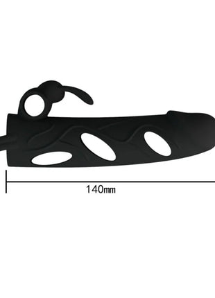PRETTY LOVE - SILIKONHÜLLE MIT VIBRATION 14 CM 1.0 - Penishüllen mit Verlängerung