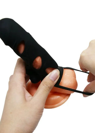 PRETTY LOVE - SILIKONHÜLLE MIT VIBRATION 14 CM 1.0 - Penishüllen mit Verlängerung