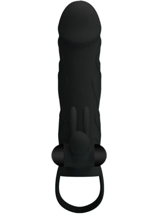 PRETTY LOVE - SILIKONHÜLLE MIT VIBRATION 14 CM 1.0 - Penishüllen mit Verlängerung