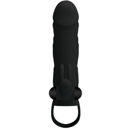 PRETTY LOVE - SILIKONHÜLLE MIT VIBRATION 14 CM 1.0 - Penishüllen mit Verlängerung
