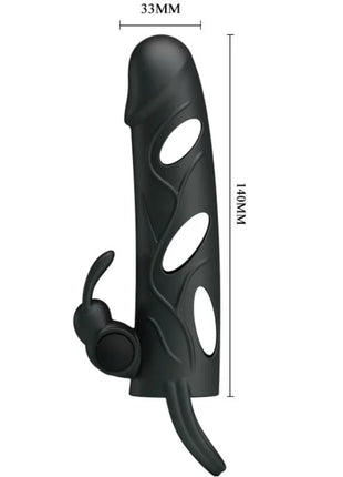PRETTY LOVE - SILIKONHÜLLE MIT VIBRATION 14 CM 2.0 - Penishülle