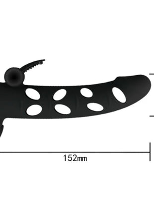 PRETTY LOVE - SILIKONHÜLLE MIT VIBRATION 15.2 CM - Penishülle