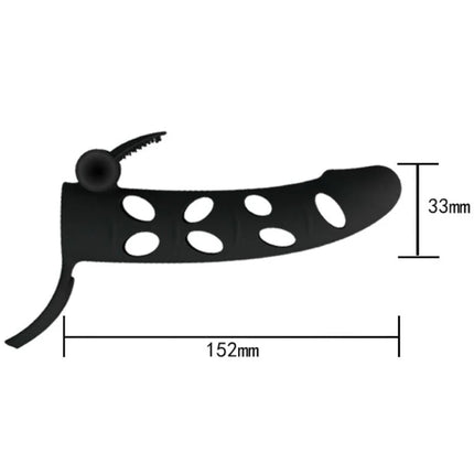 PRETTY LOVE - SILIKONHÜLLE MIT VIBRATION 15.2 CM - Penishülle