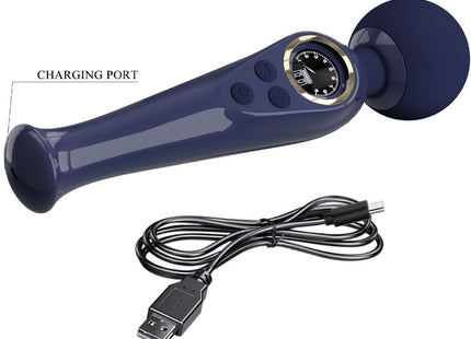 PRETTY LOVE - SKYLER VIBRATOR STAB BLAU - Wand-Vibrator
