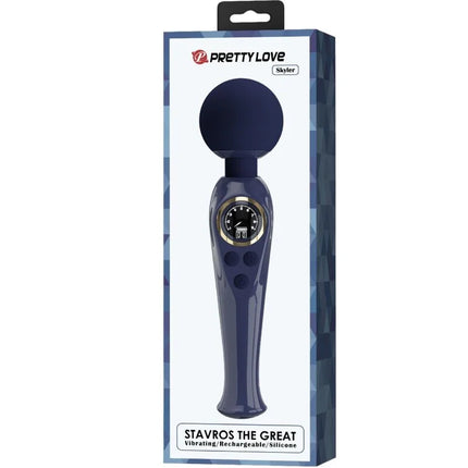 PRETTY LOVE - SKYLER VIBRATOR STAB BLAU - Wand-Vibrator