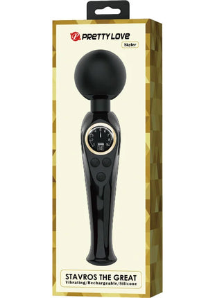 PRETTY LOVE - SKYLER VIBRATOR STAB SCHWARZ - Wand-Vibrator