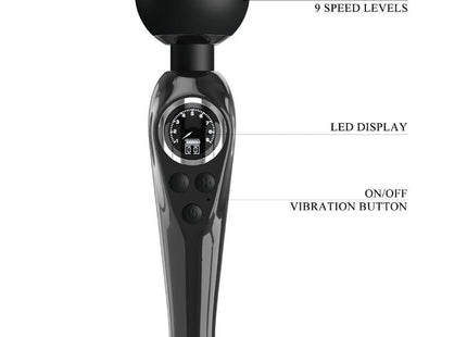 PRETTY LOVE - SKYLER VIBRATOR STAB SCHWARZ - Wand-Vibrator