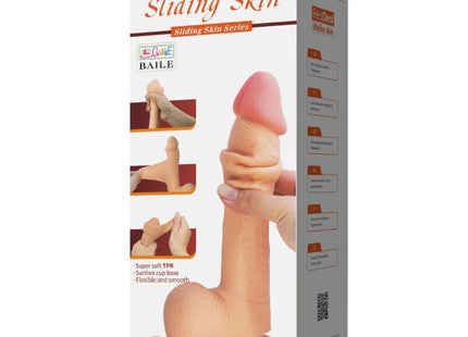 PRETTY LOVE - SLIDING SKIN SERIES REALISTISCHER DILDO MIT SLIDING SKIN SAUGNAPFLEISCH 23,4 CM