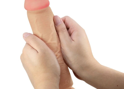 PRETTY LOVE - SLIDING SKIN SERIES REALISTISCHER DILDO MIT SLIDING SKIN SAUGNAPFLEISCH 23,4 CM