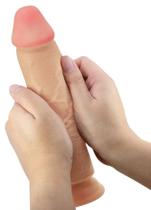 PRETTY LOVE - SLIDING SKIN SERIES REALISTISCHER DILDO MIT SLIDING SKIN SAUGNAPFLEISCH 23,4 CM
