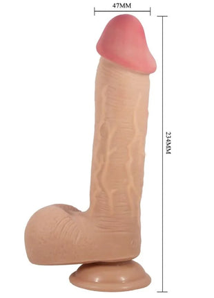 PRETTY LOVE - SLIDING SKIN SERIES REALISTISCHER DILDO MIT SLIDING SKIN SAUGNAPFLEISCH 23,4 CM