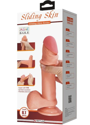 PRETTY LOVE - SLIDING SKIN SERIES REALISTISCHER DILDO MIT SLIDING SKIN SAUGNAPFLEISCH 20,5 CM