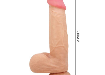 PRETTY LOVE - SLIDING SKIN SERIES REALISTISCHER DILDO MIT SLIDING SKIN FERNBEDIENUNG SAUGNAPFLEISCH 21,8 CM